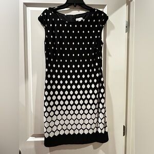 Kim Rogers Black and White Polka Dot Dress